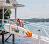 Easy out door surf board storage with the ramprack