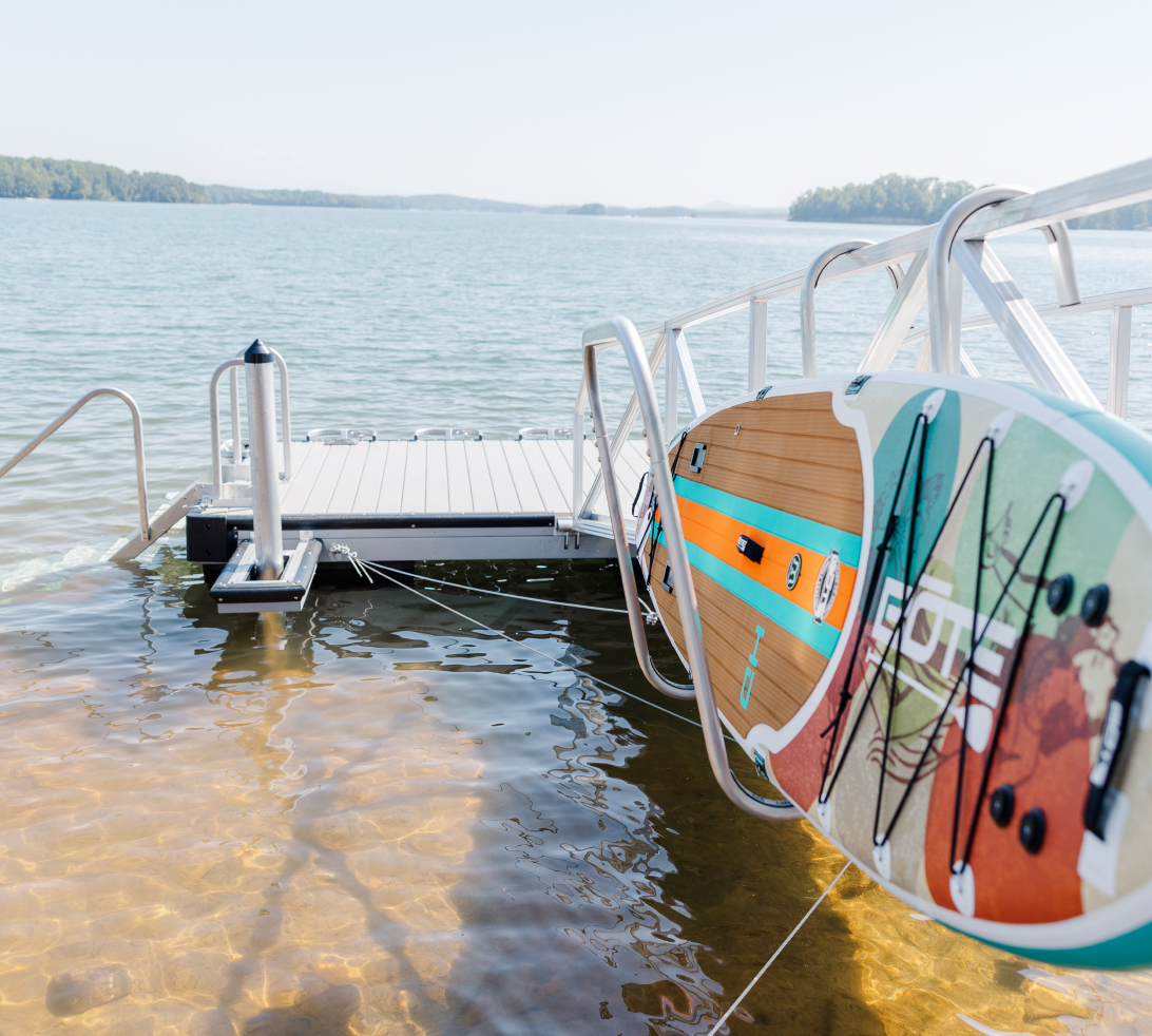 LakeEze RampRack for storing surf boards