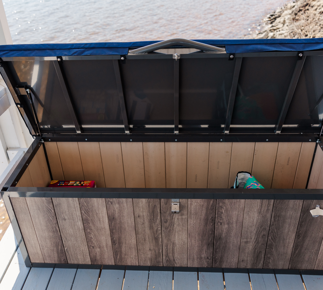 Dock Box storage with lock